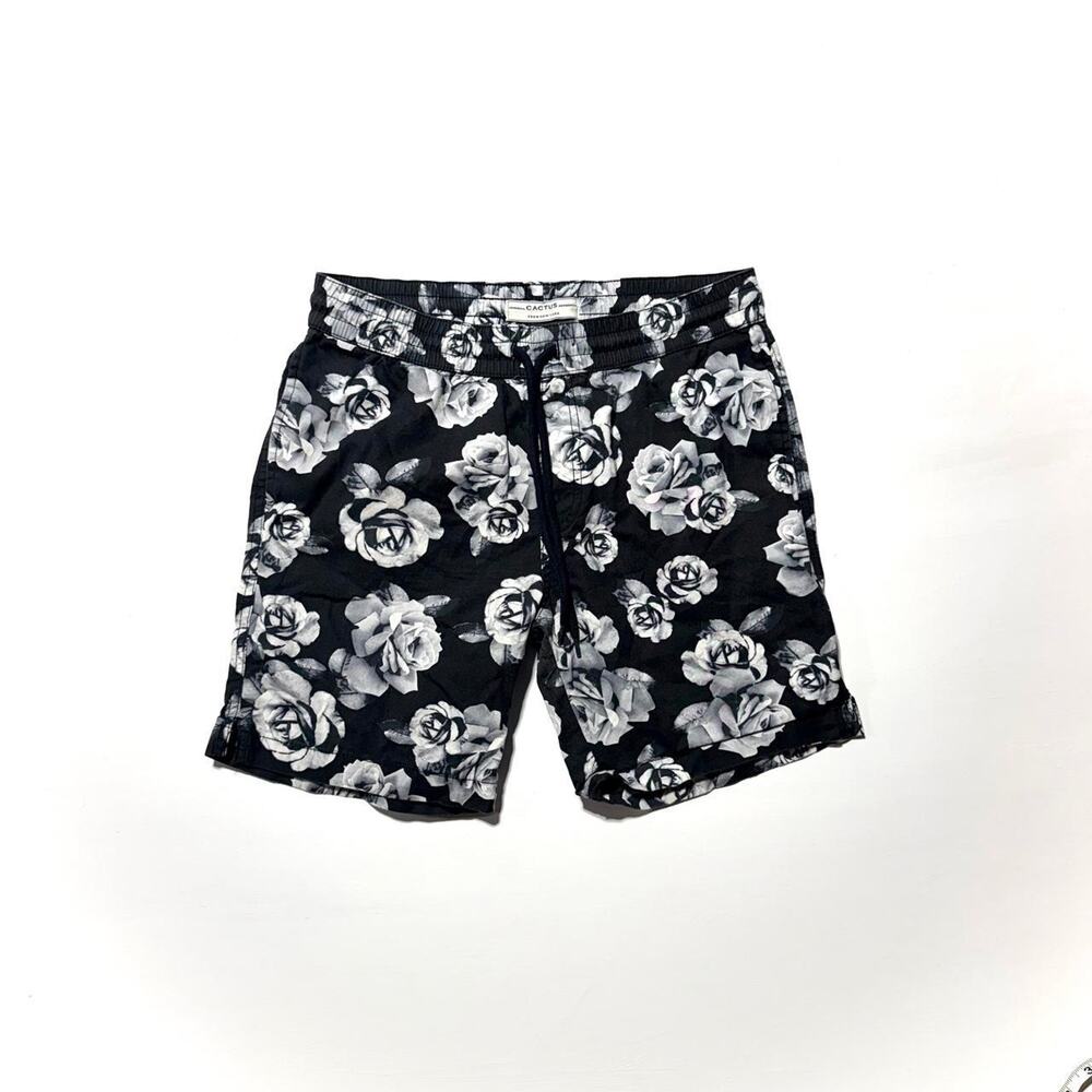 Cactus swimwear black white